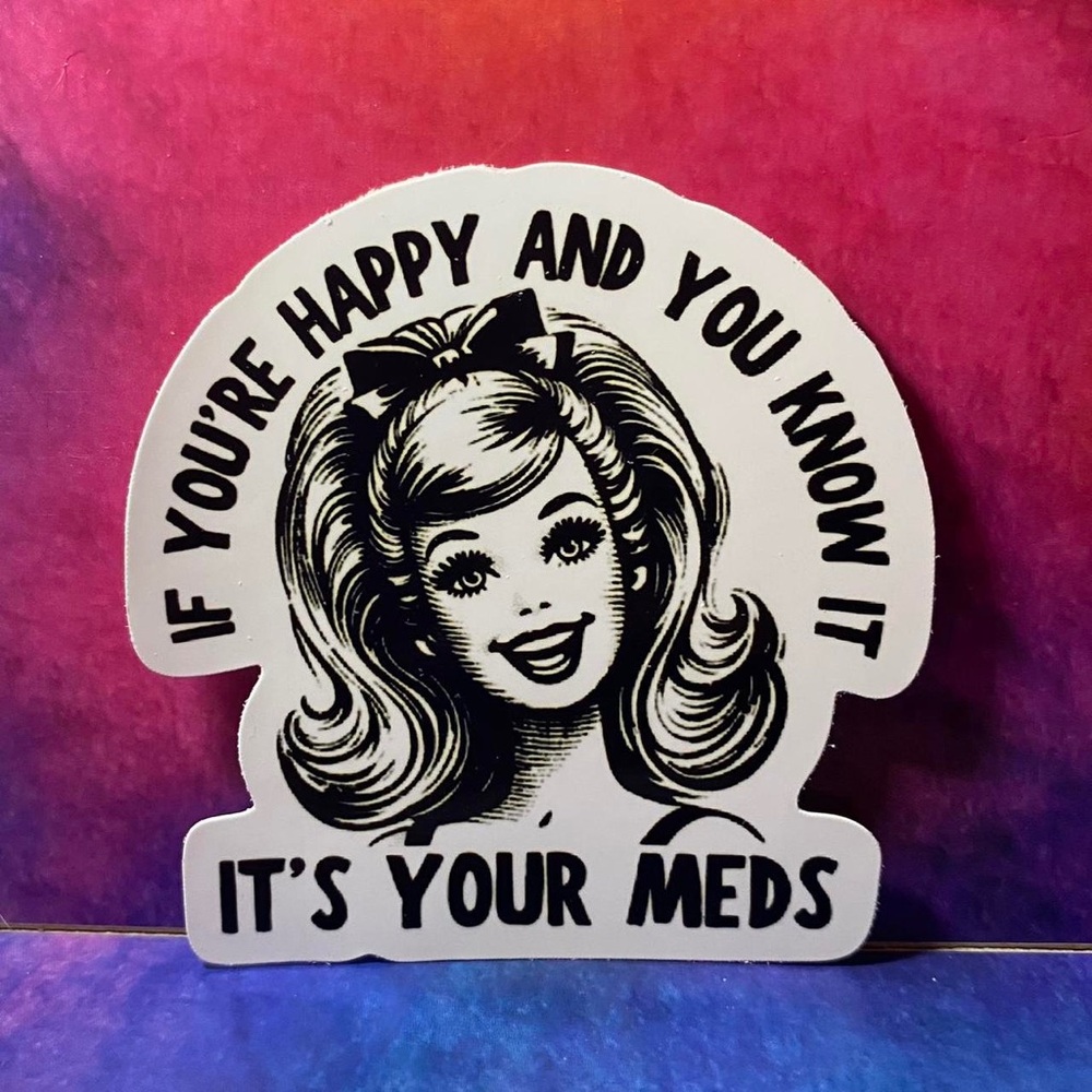 Black and White Retro Style Sign